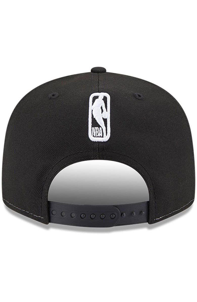 New Era Men's New Era  White/Black Minnesota Timberwolves Back Half 9FIFTY Snapback Hat, Alternate, color, 