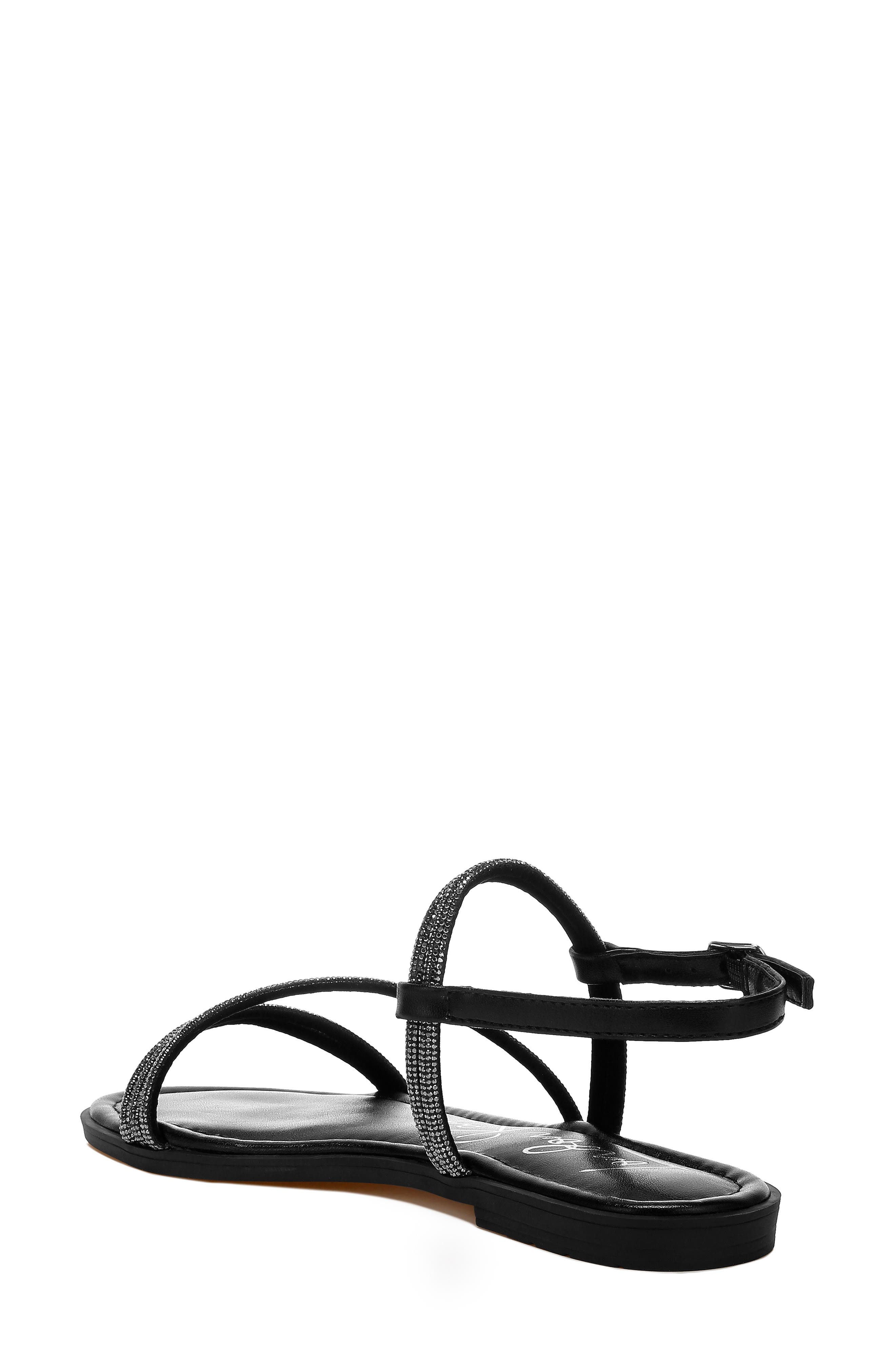 LONDON RAG Bawley Crystal Embellished Flat, Alternate, color, Black