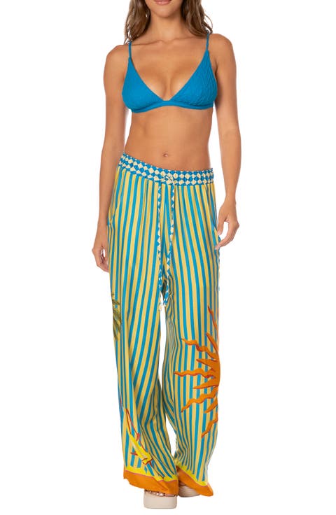 Tropic Camouflage Ophelia Cover-Up Pants