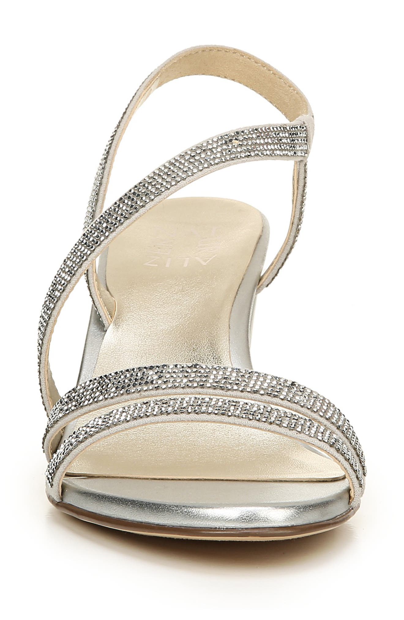 Naturalizer Vanessa Sandal, Alternate, color, Silver