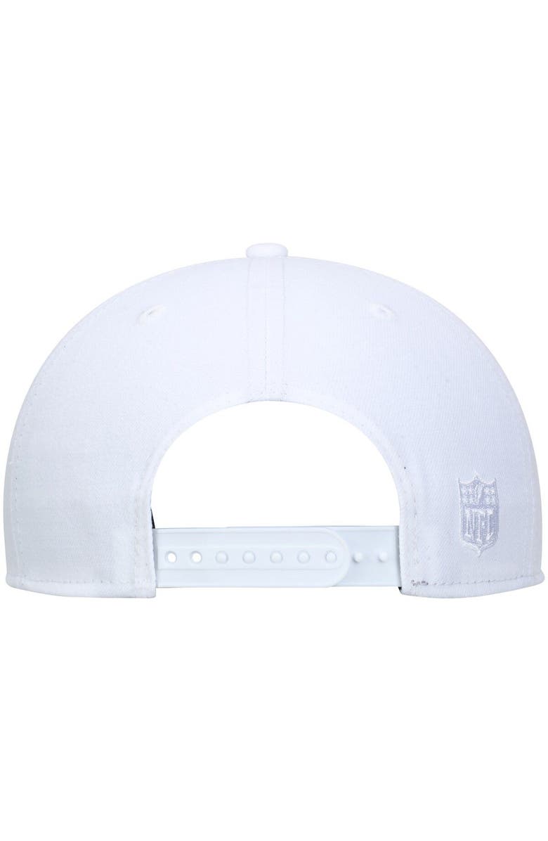 New Era Men's New Era White NFL Shield Logo Original Fit 9FIFTY Adjustable Snapback Hat, Alternate, color, 