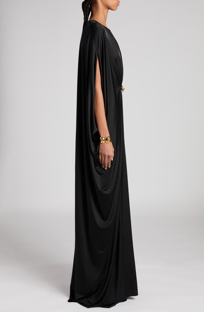 TOM FORD Belted Jersey Caftan Gown, Alternate, color,