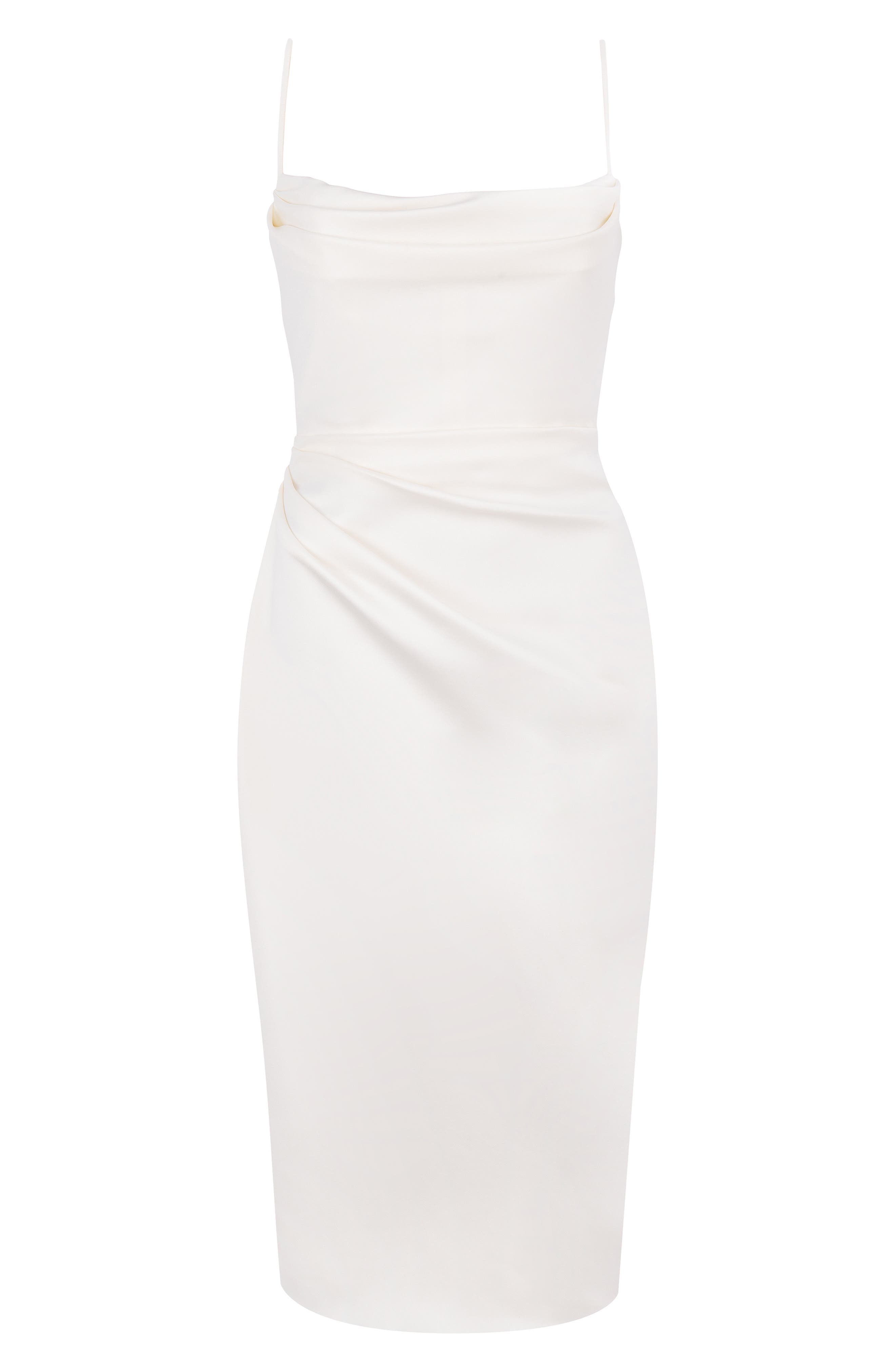 anja satin corset midi dress Clothing : Midi Dresses : 'Anja' Wine Satin Corset Midi Dress