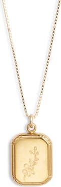 Set & Stones Audrey Birth Flower Pendant Necklace