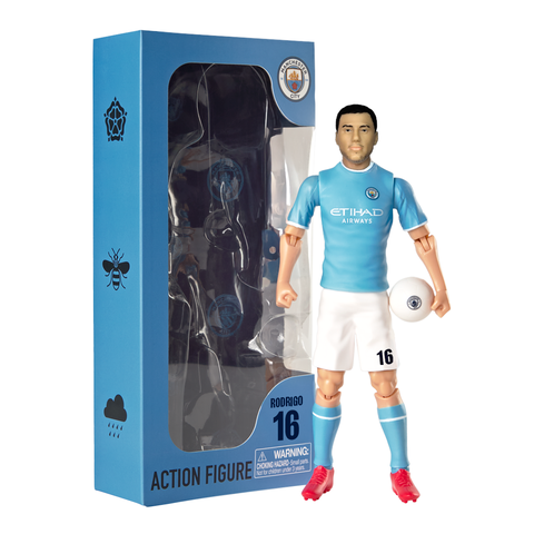 Sockers Manchester City F.C. Rodrigo "Rodri" Hernández Cascante 8" Soccer Action Figure