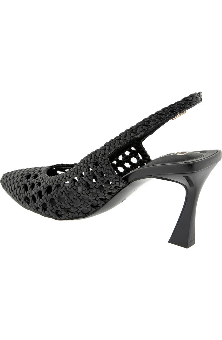 BCBG Issa Slingback Pointed Toe Pump, Alternate, color, Black
