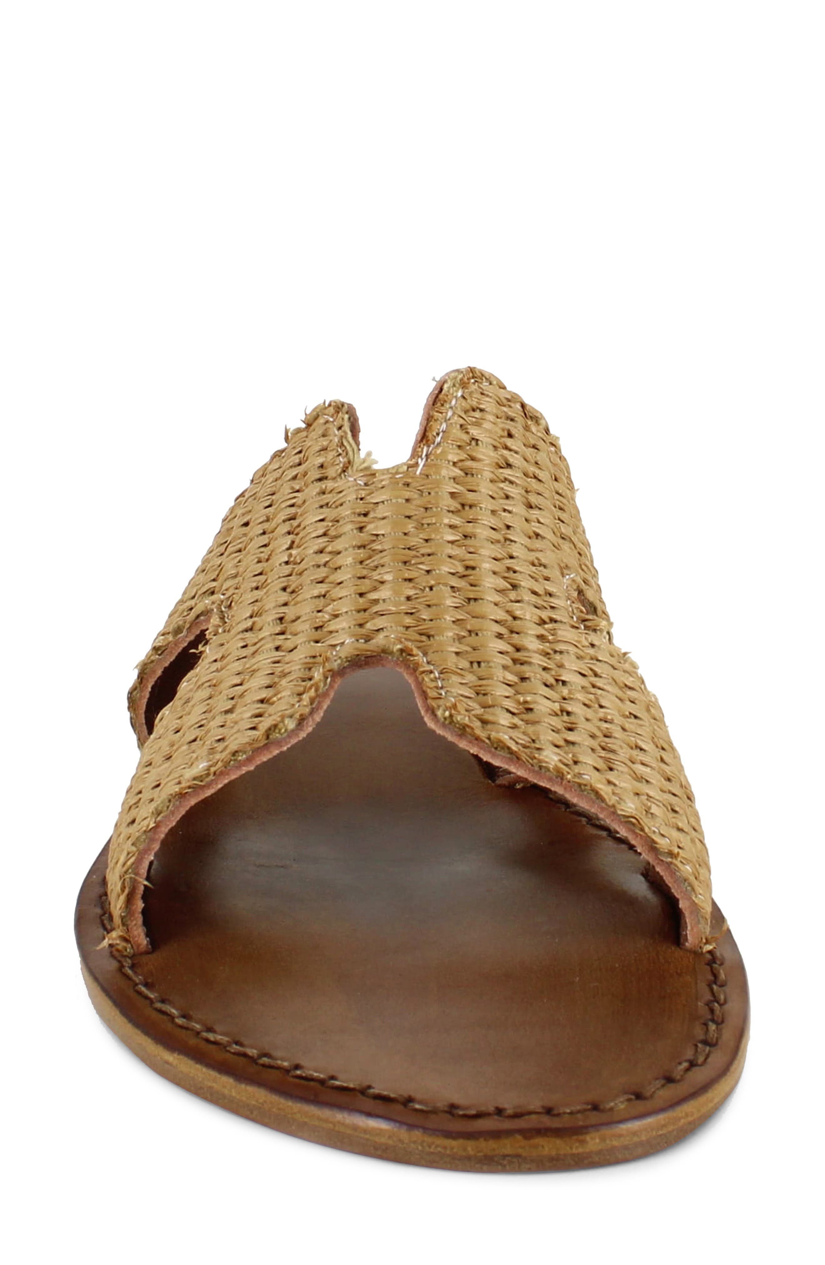 Fenka Water Resistant Leather Sandal, Alternate, color, BROWN