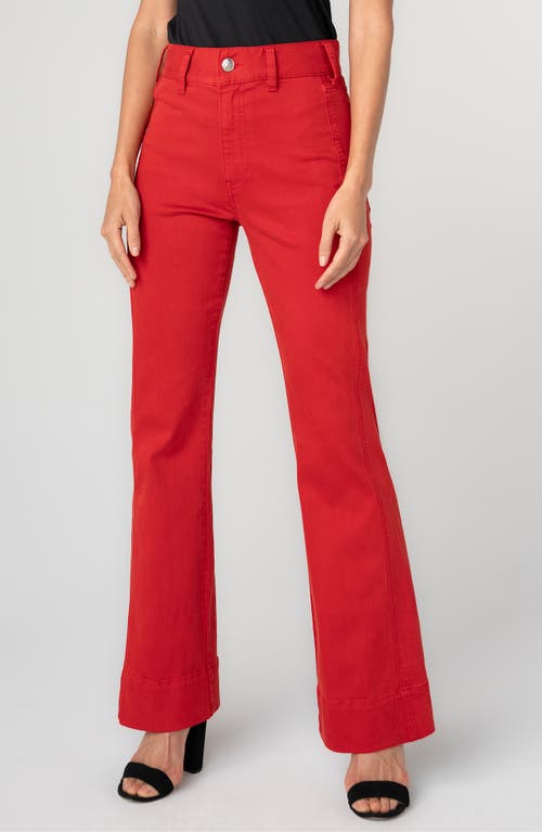 Liverpool Los Angeles Lucy High Waist Bootcut Jeans in Sundance Red at Nordstrom, Size 14