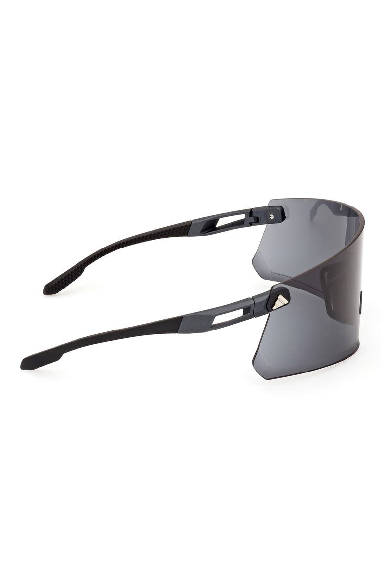 120mm Shield Sports Sunglasses, Alternate, color, MATTE BLACK / SMOKE