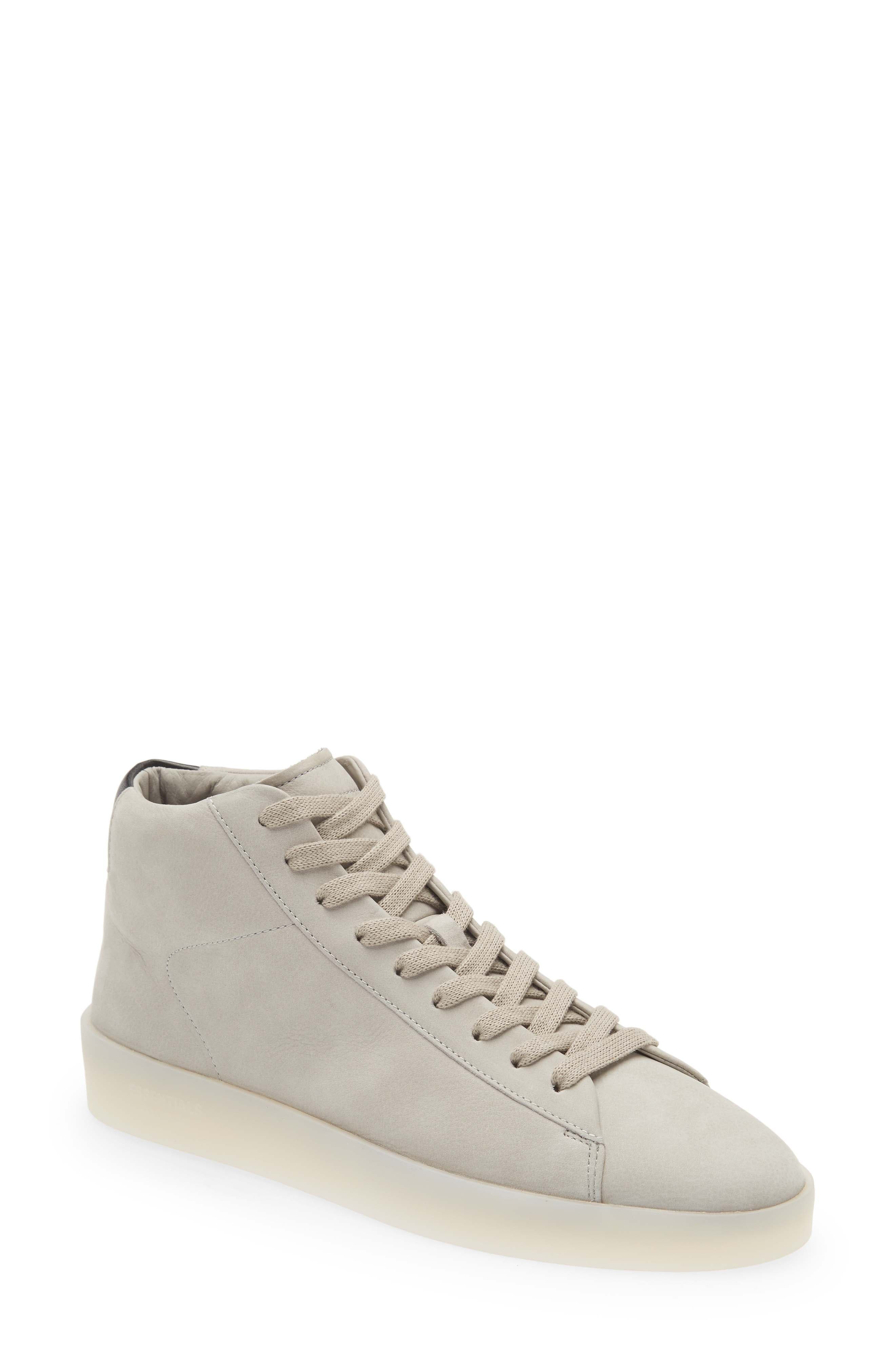 The Essential Tennis Mid Top Sneaker, Main, color, PEARL