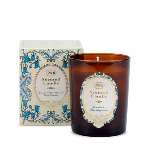 Candle Glass Jasmine & Blue Hyacinth