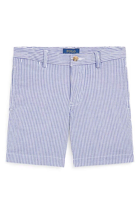 Kids' Stretch Cotton Seersucker Shorts (Toddler & Little Kid)