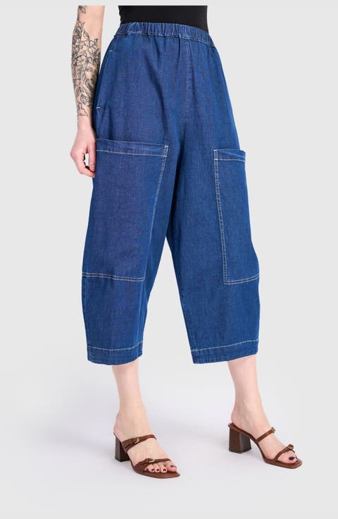 Bold Barrel Capri Pants