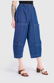 Alembika Bold Barrel Capri Pants