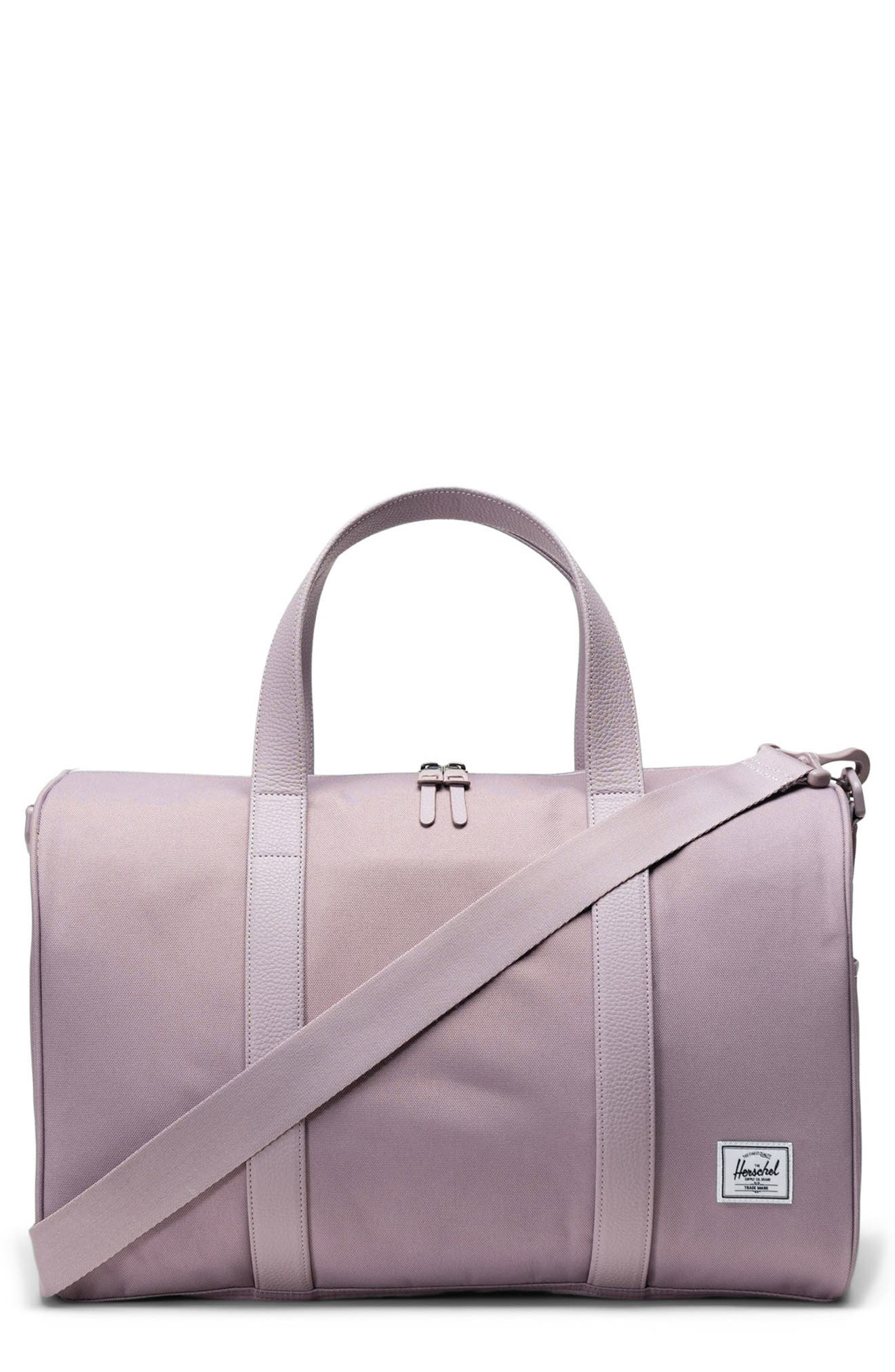 Herschel Supply Co. Novel Water Resistant Recycled Polyester Carry-On Duffle Bag, Main, color, 