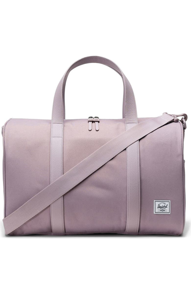 Herschel Supply Co. Novel Water Resistant Recycled Polyester Carry-On Duffle Bag, Main, color,