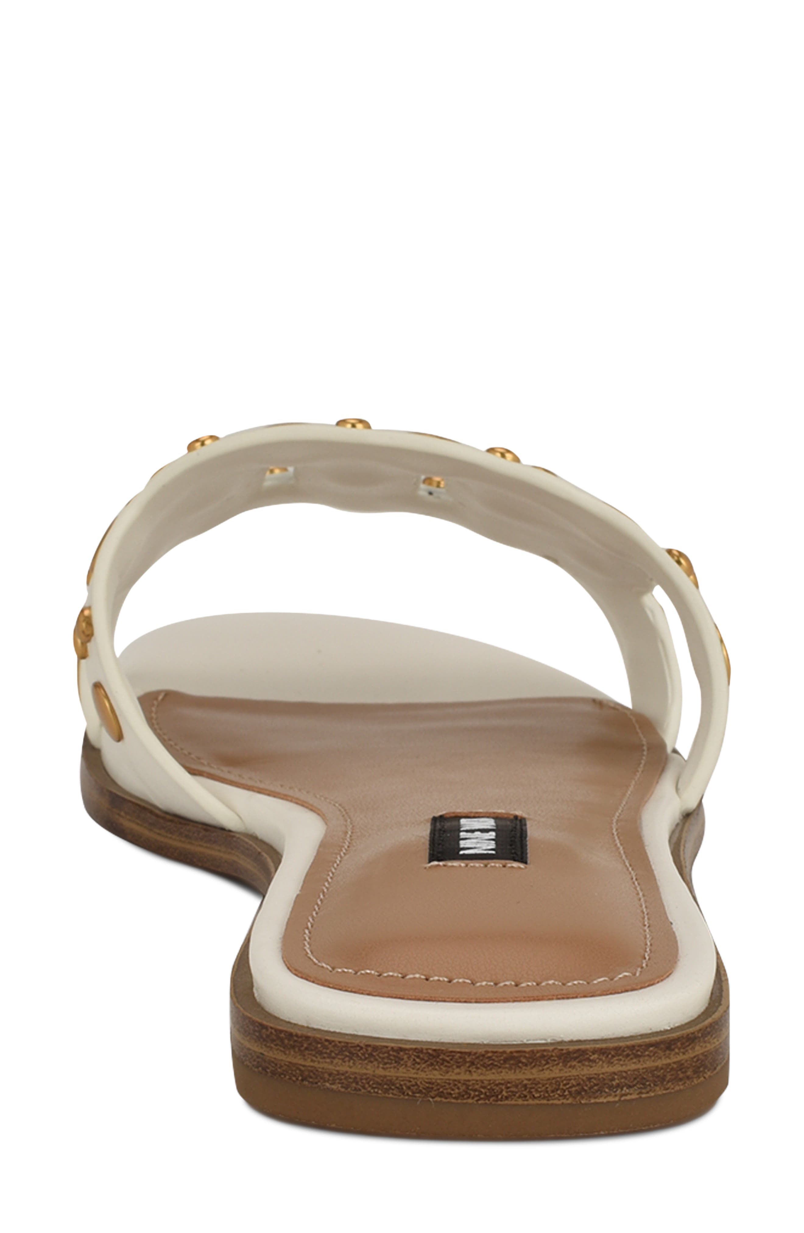 Gomaz Slide Sandal, Alternate, color, WHITE