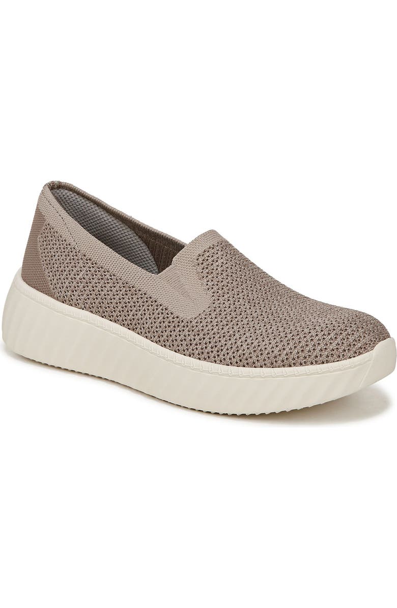 LifeStride Wednesday Knit Slip-On Sneaker, Main, color, Simply Taupe Heathered Knit