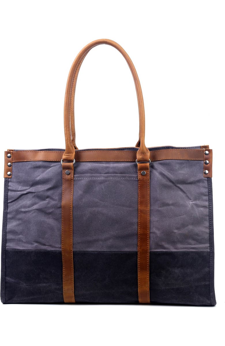 THE SAME DIRECTION Stone Creek Waxed Canvas Tote Bag, Alternate, color,