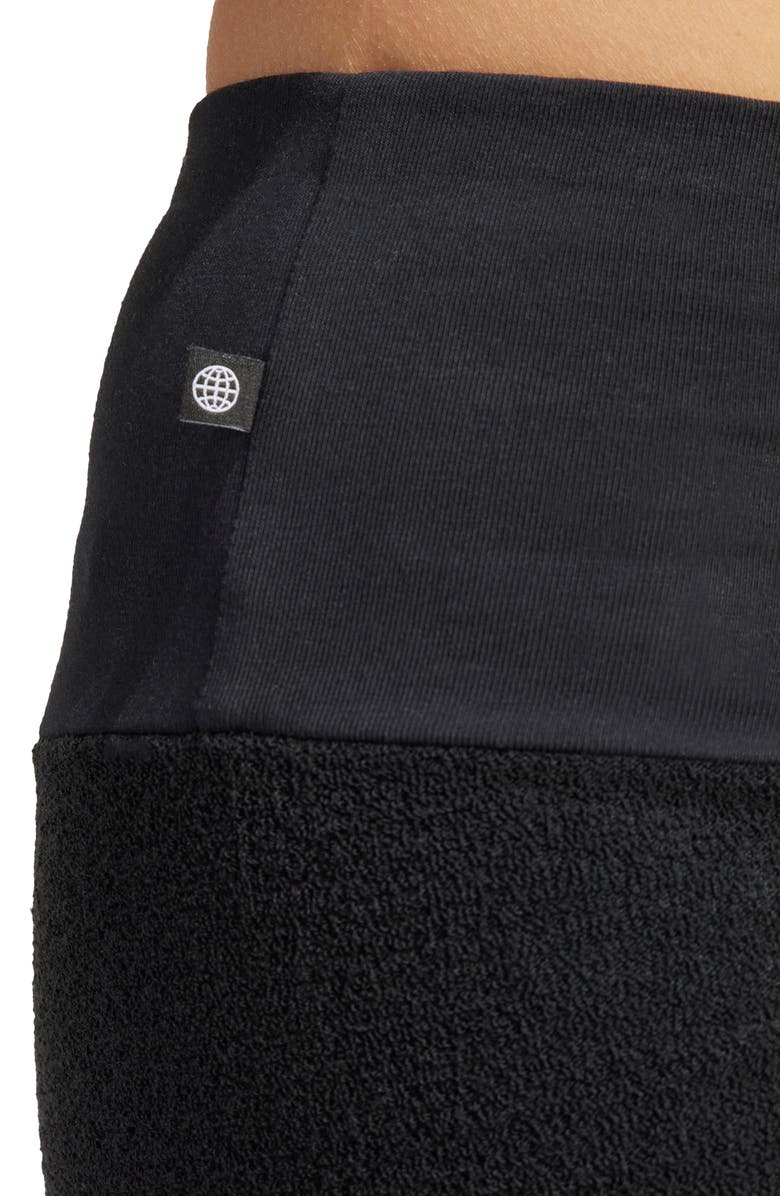 adidas High Waist Terry Bike Shorts, Alternate, color,