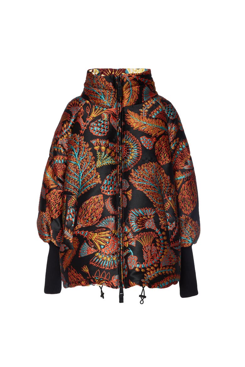 St. Moritz Reversible Jacket, Alternate, color, Jacquard Sicomore Black