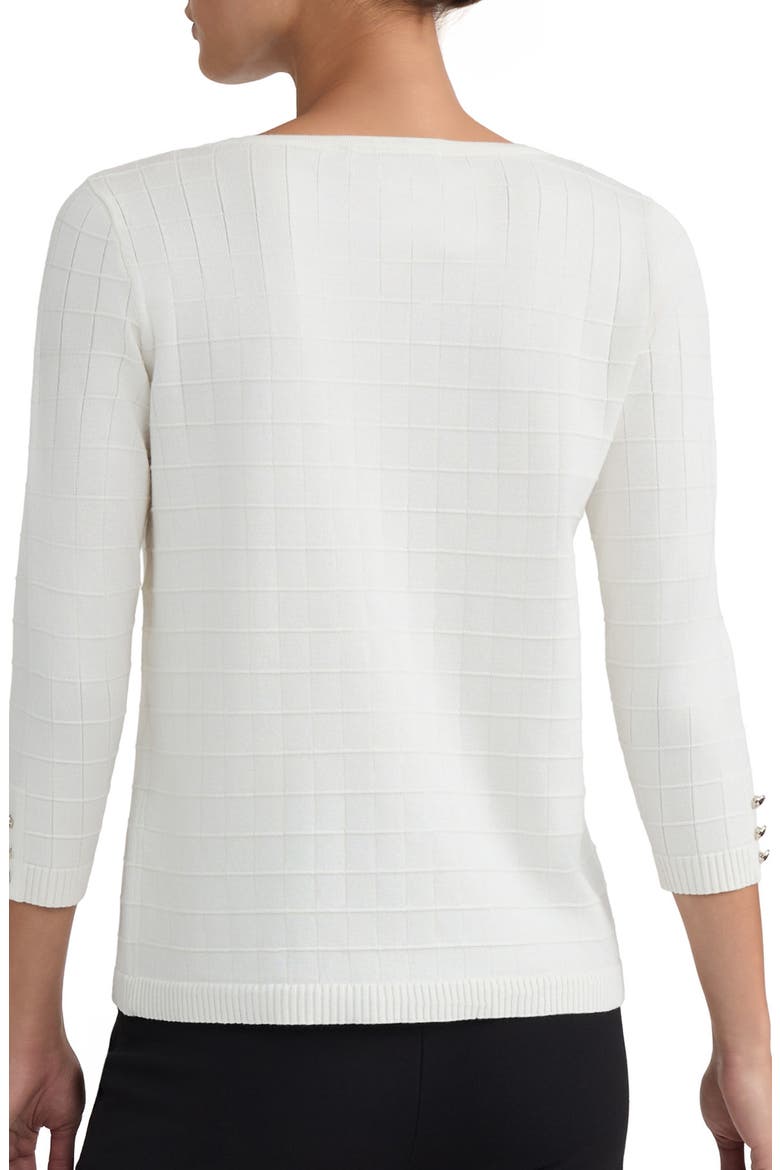 Box Texture Boat Neck Sweater, Alternate, color, VANILLA ICE