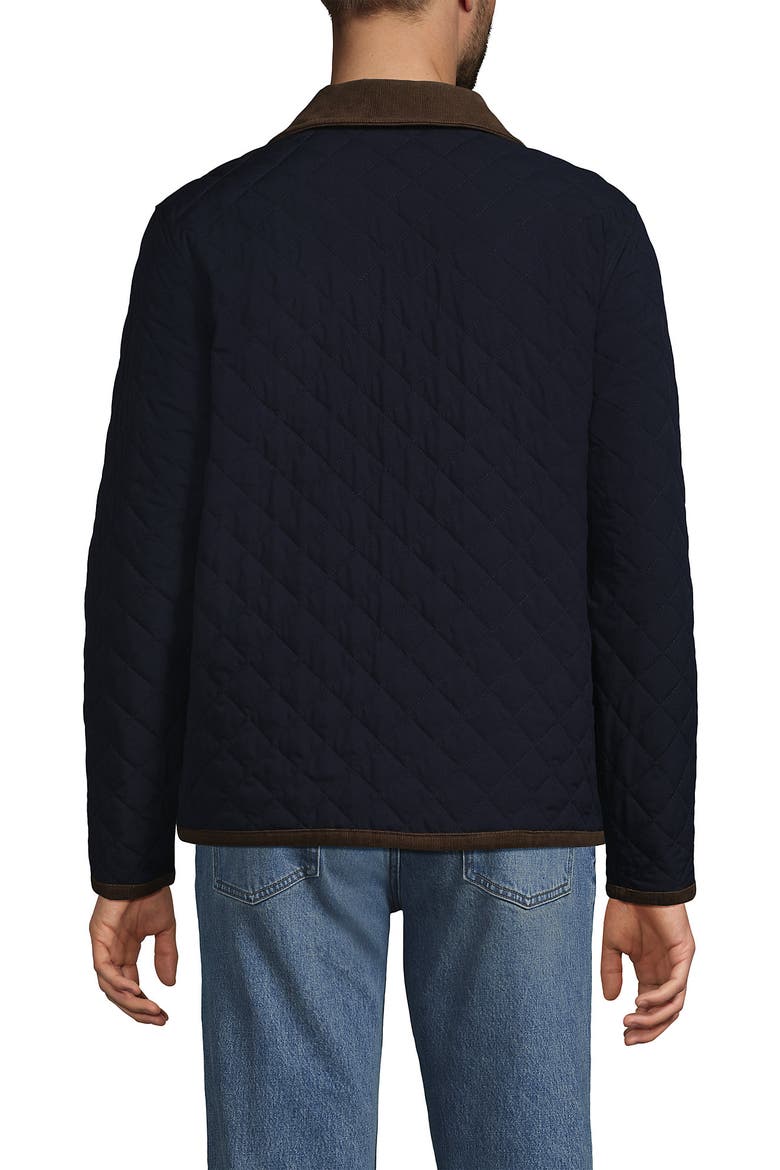 Reversible Insulated Barn Jacket, Alternate, color, Radiant Navy/Navy Plaid