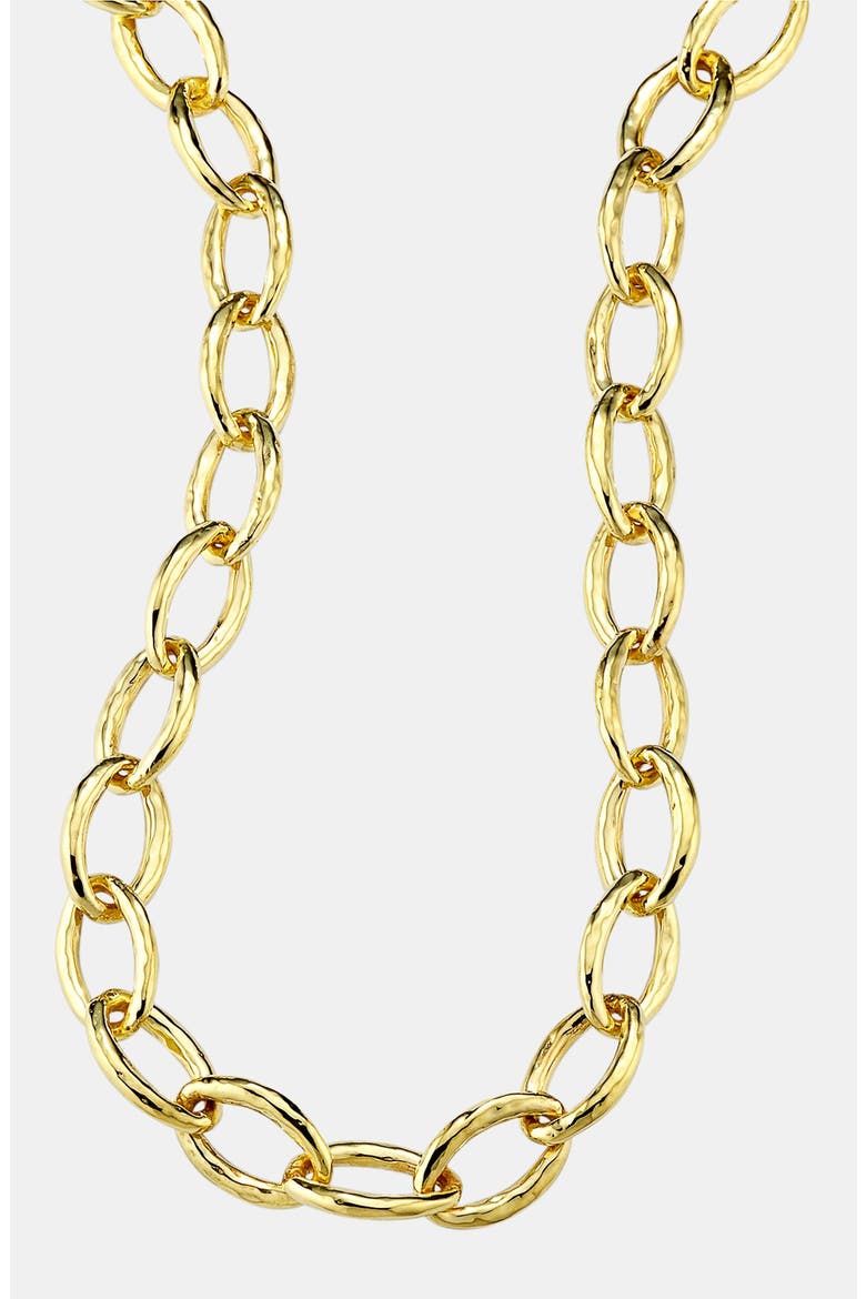 Glamazon - Bastille 18K Gold Link Necklace, Main, color, YELLOW GOLD