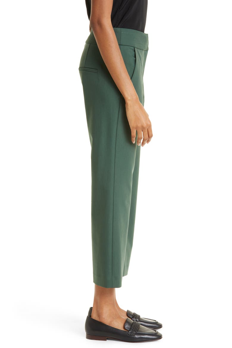 Cormac High Waist Crop Flare Trousers, Alternate, color, PINEGROVE