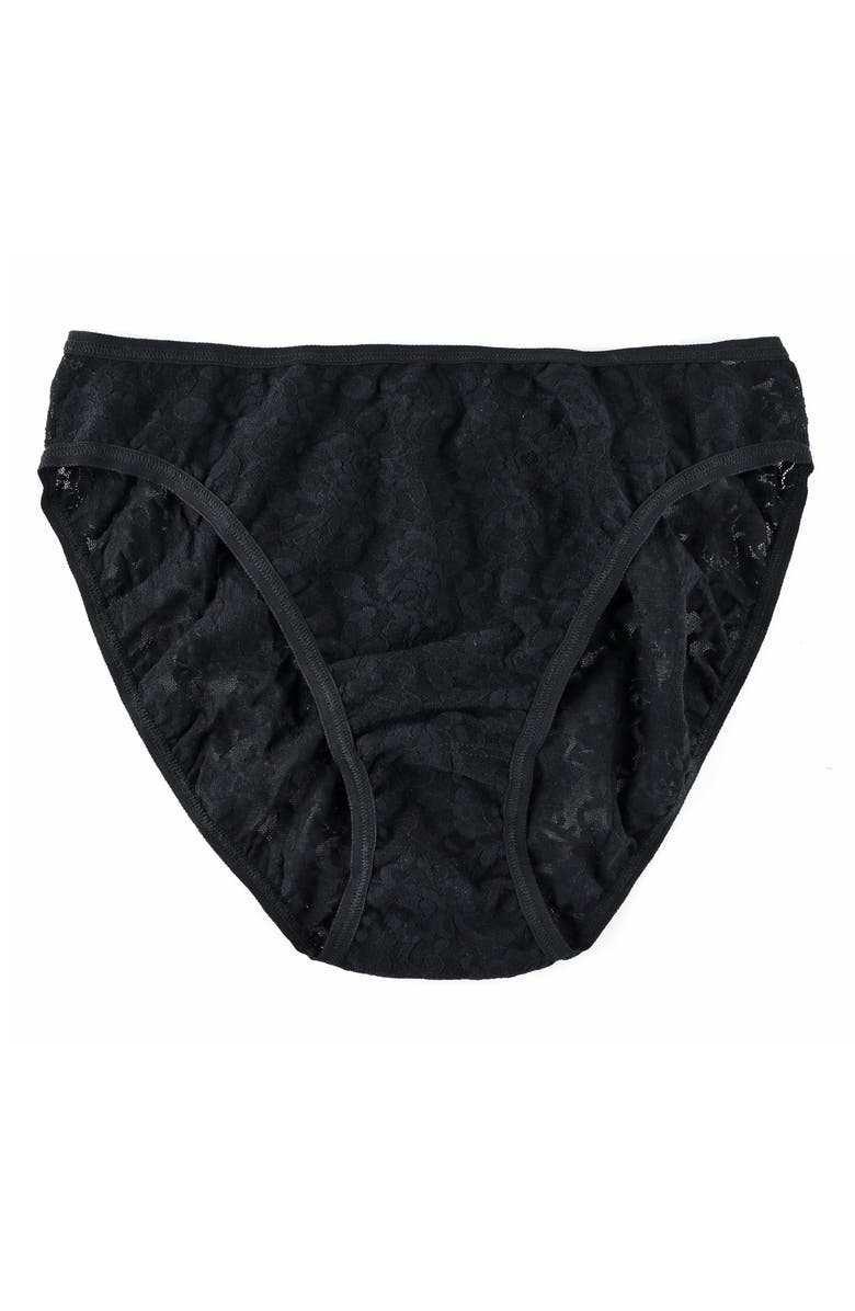 Hanky Panky High Cut Briefs, Alternate, color, Black