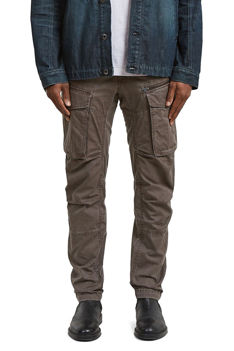 Rovic 3D Regular Fit Tapered Cargo Pants, Main, color, JAVA/ ELEPHANT SKIN