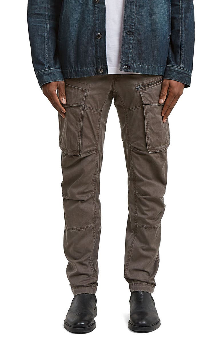 G-STAR Rovic 3D Regular Fit Tapered Cargo Pants, Main, color, Java/ Elephant Skin