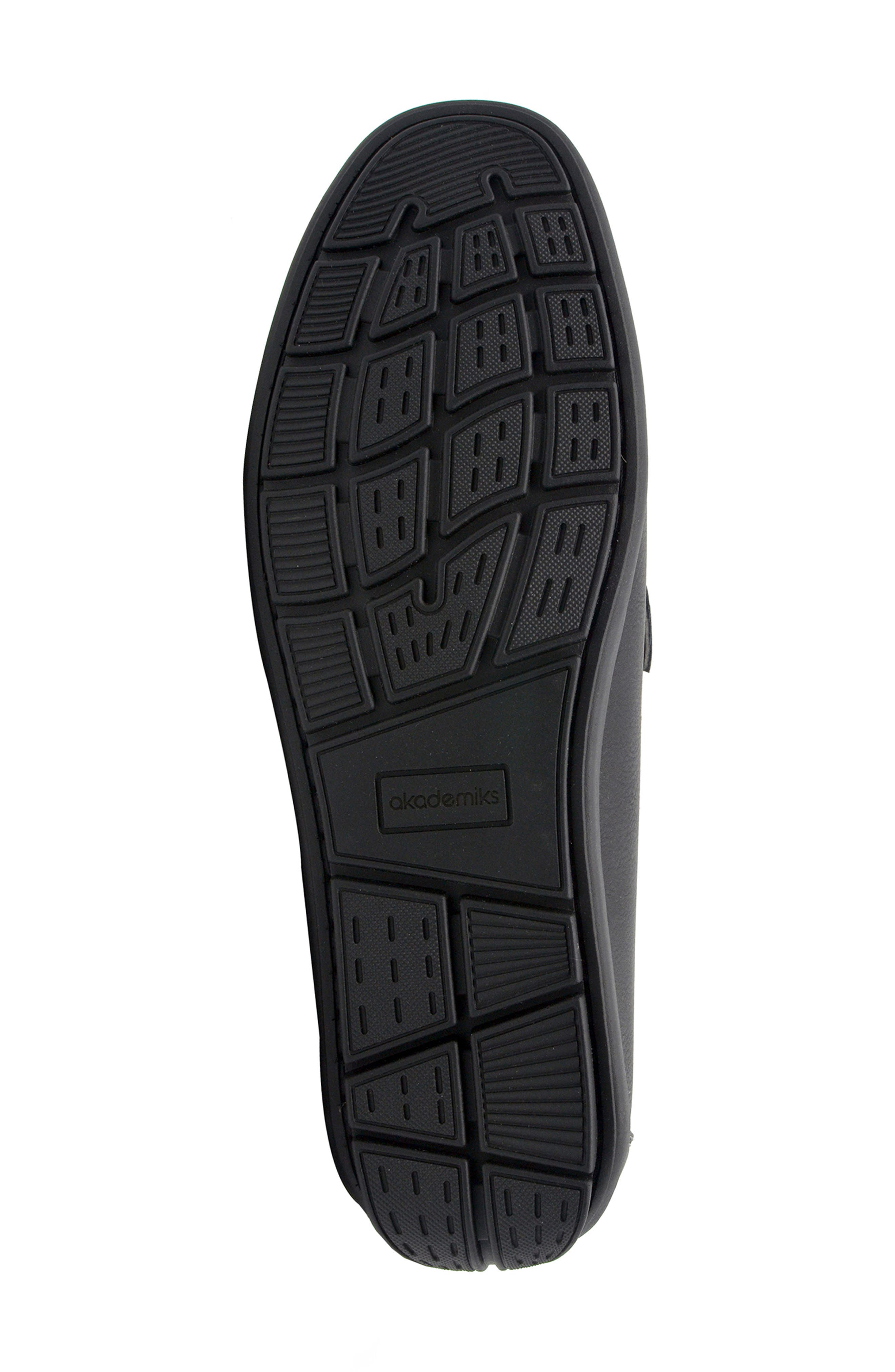 AKADEMIKS Ogden Bit Driving Loafer, Alternate, color, Black