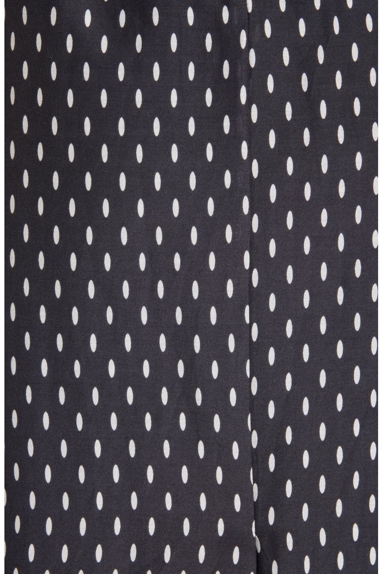 Paethina Geo Print Cotton & Silk Dress, Alternate, color, ECLIPSE PRSTN