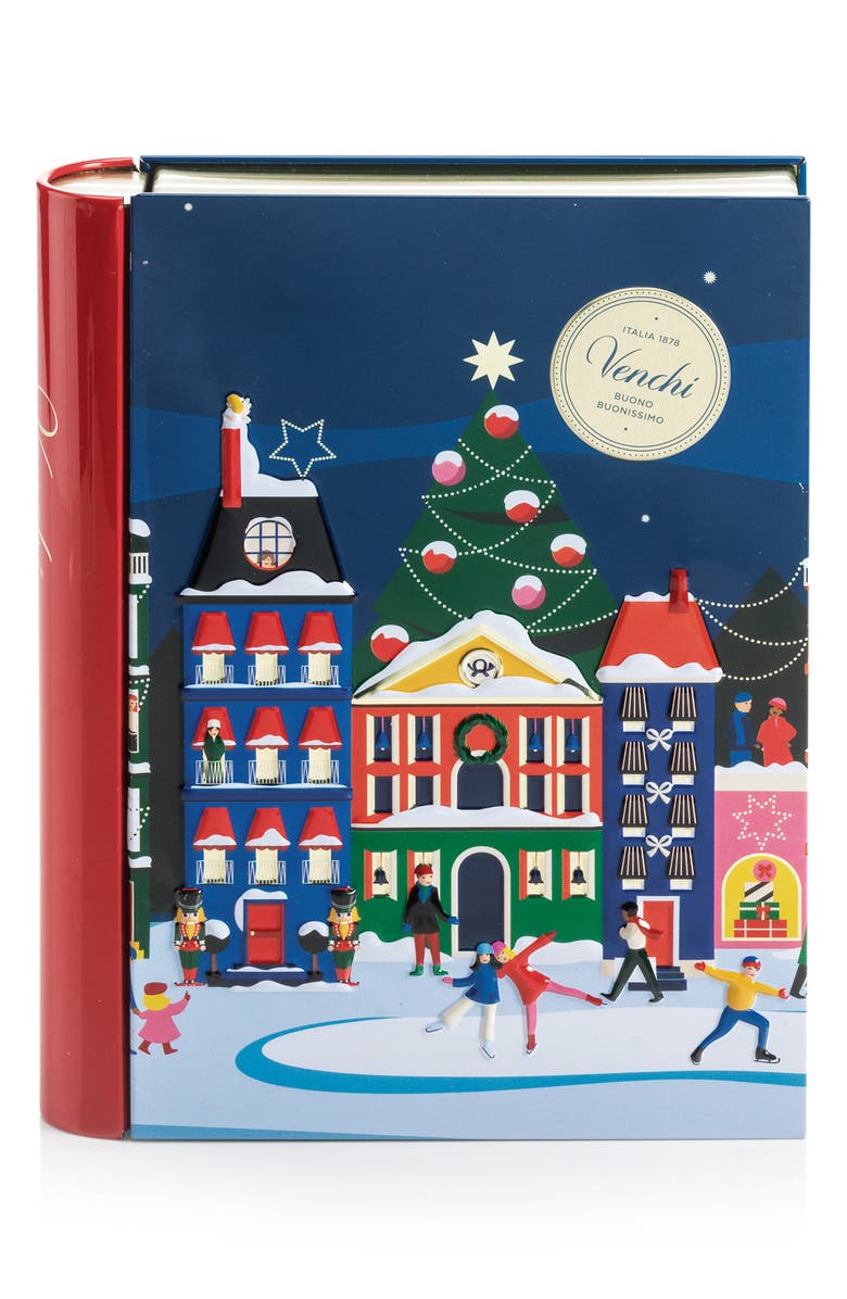 Venchi Maxi Christmas Gift Book with Assorted Chocolates, Alternate, color, 