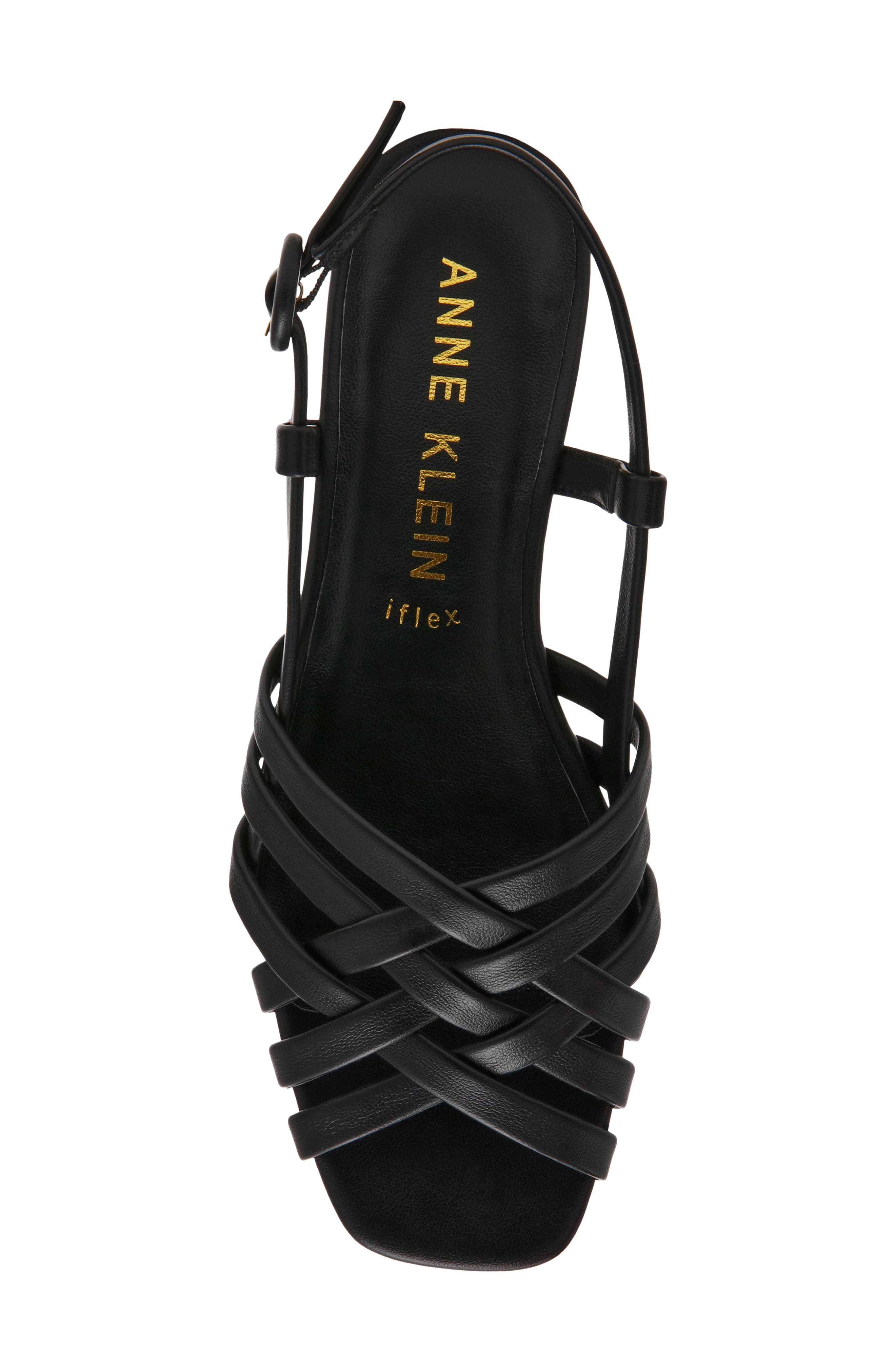 Fairfield Slingback Sandal, Alternate, color, BLACK SMOOTH