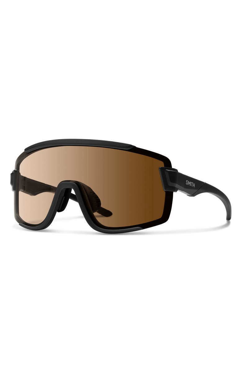 Smith Wildcat ChromaPop<sup>™</sup> Shield Snow Goggles, Alternate, color, Matte Black / Brown