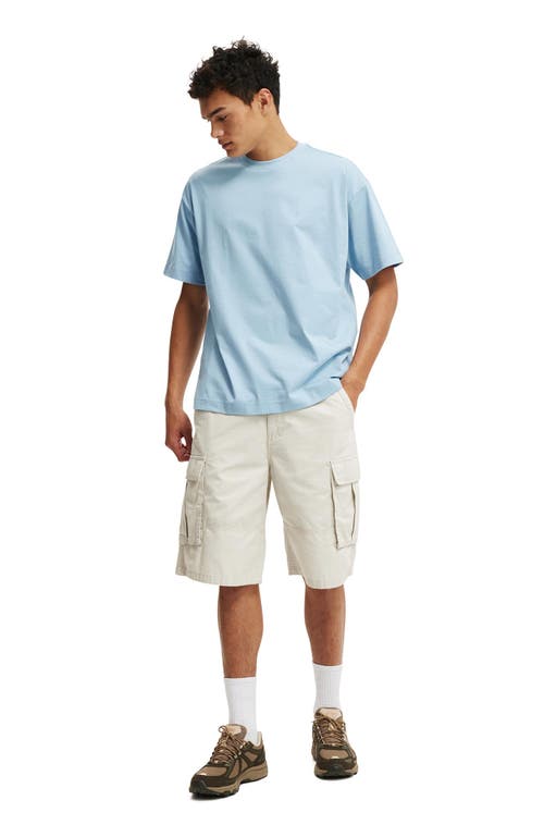 Cotton On Box Fit Plain T-shirt In Pearl Blue