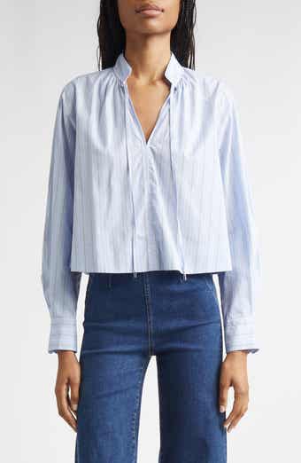 Kaits Stripe Crop Cotton Top