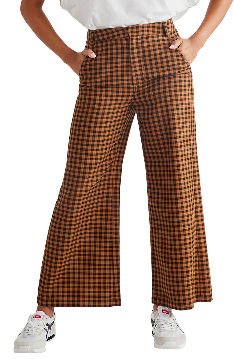 Free People Mott Street Flare Trousers, Main, color,