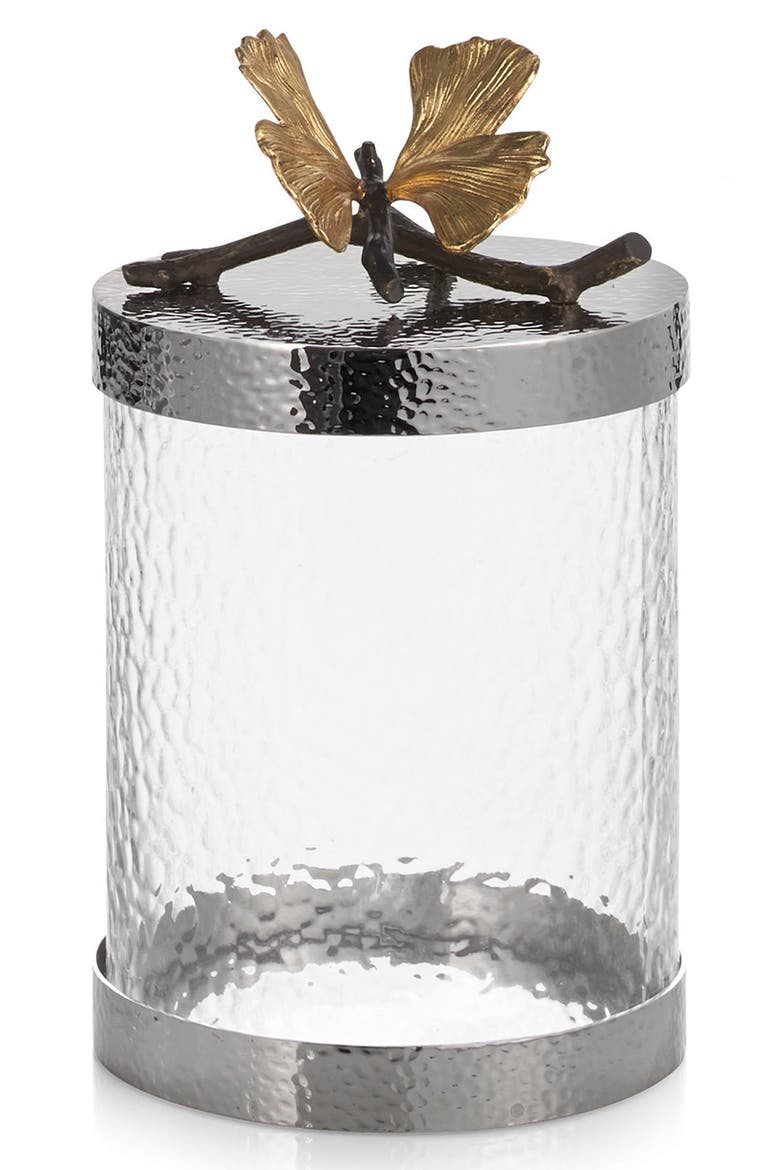 'Butterfly Ginkgo' Small Canister, Main, color, NO COLOR