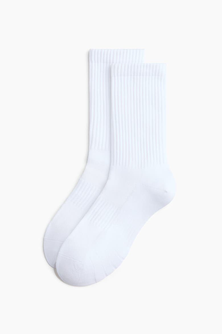 5-pack Sports Socks With Drymove, Alternate, color, White