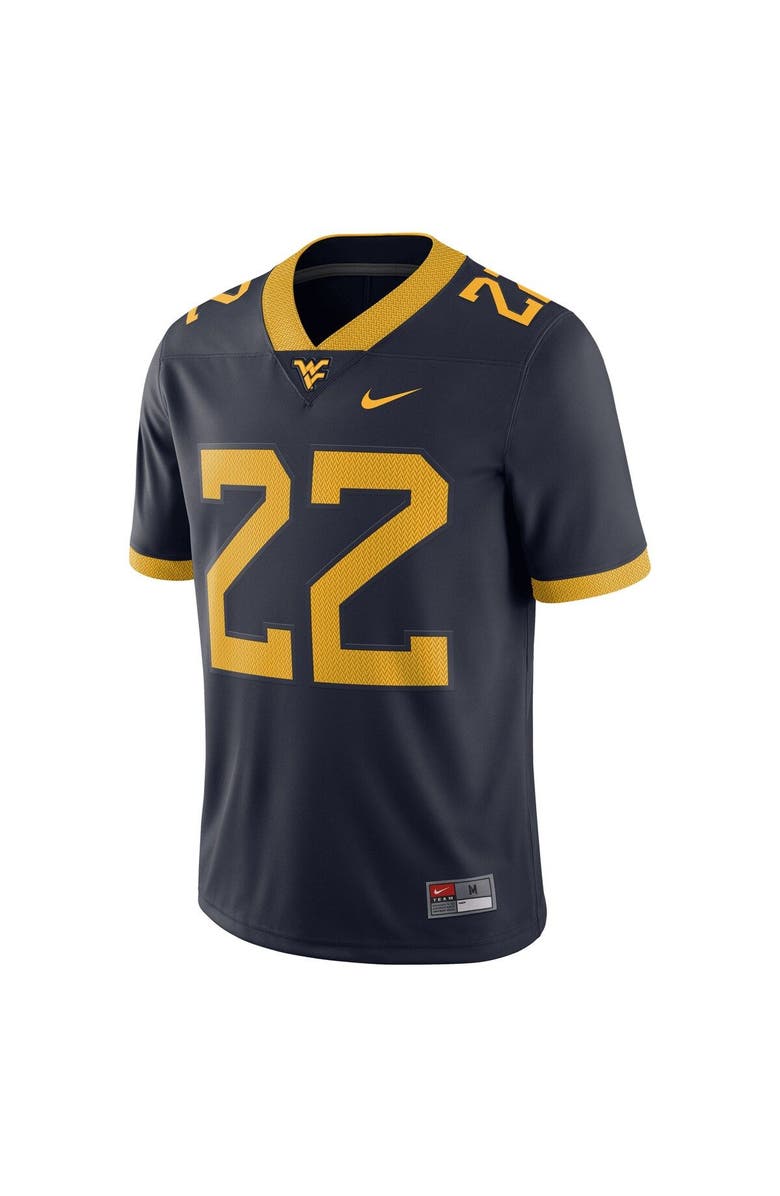 Nike Men's Nike Navy West Virginia Mountaineers #22 Home Game Jersey, Alternate, color, 