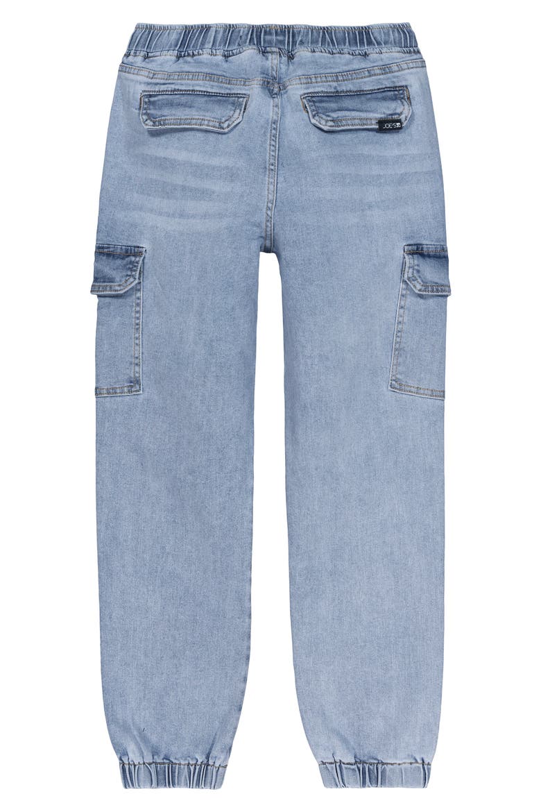 Kids' Legend Drawstring Cargo Jeans, Alternate, color, LIGHT WASH