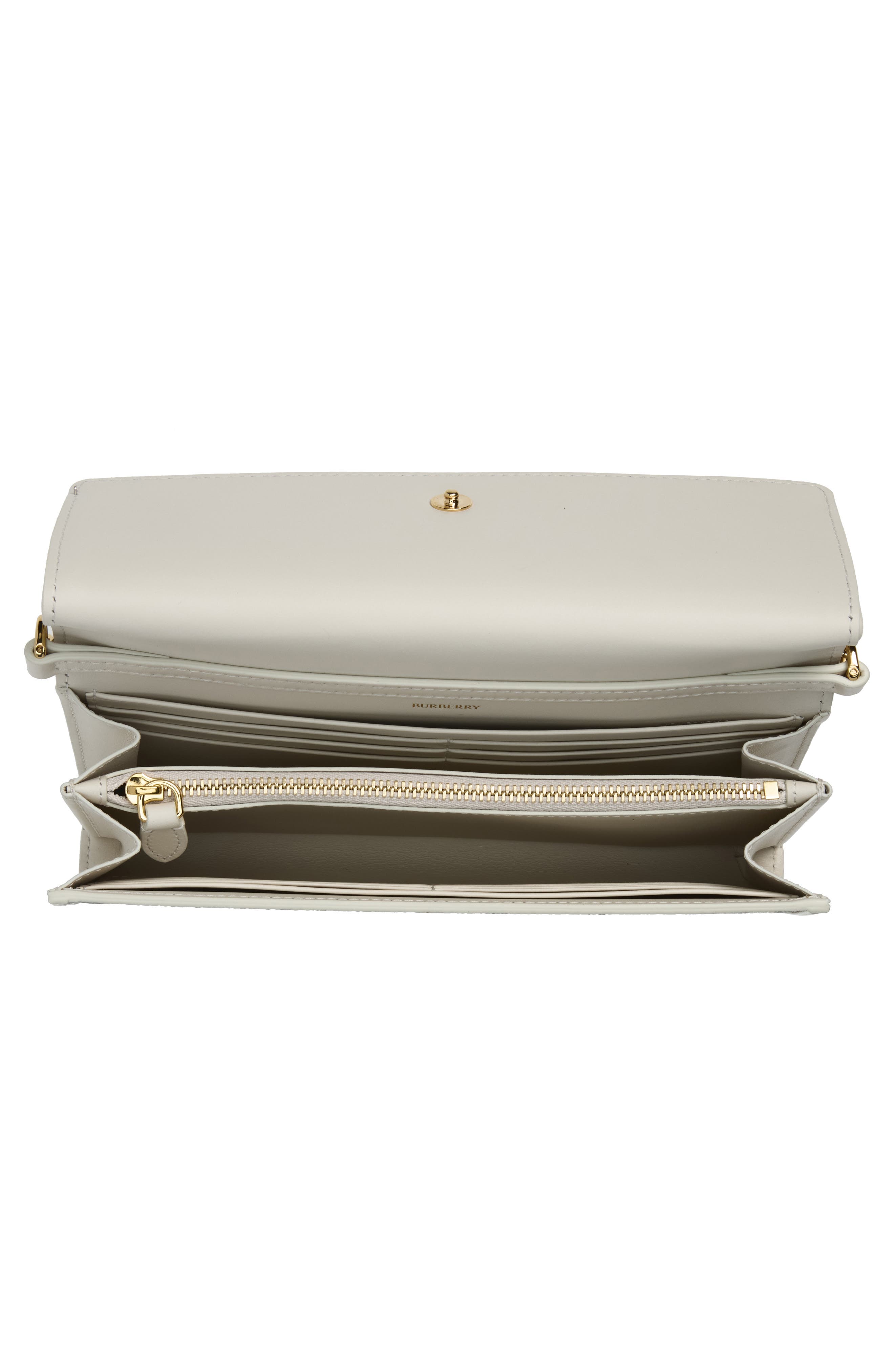 Check Chain Strap Wallet, Alternate, color, VNTG CHK/ SOAP
