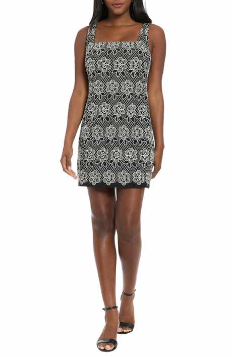 Sleeveless Embroidered Minidress