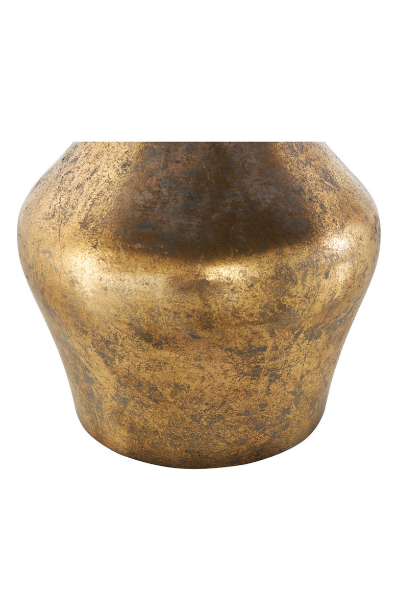 VIVIAN LUNE HOME Golden Metal Vase, Alternate, color,