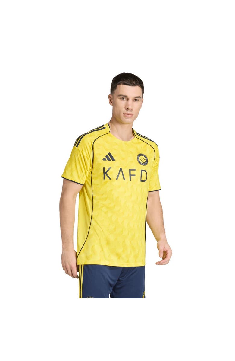 adidas Men's adidas Cristiano Ronaldo Yellow Al-Nassr FC 2025/26 Home Replica Player Jersey, Alternate, color, Yellow
