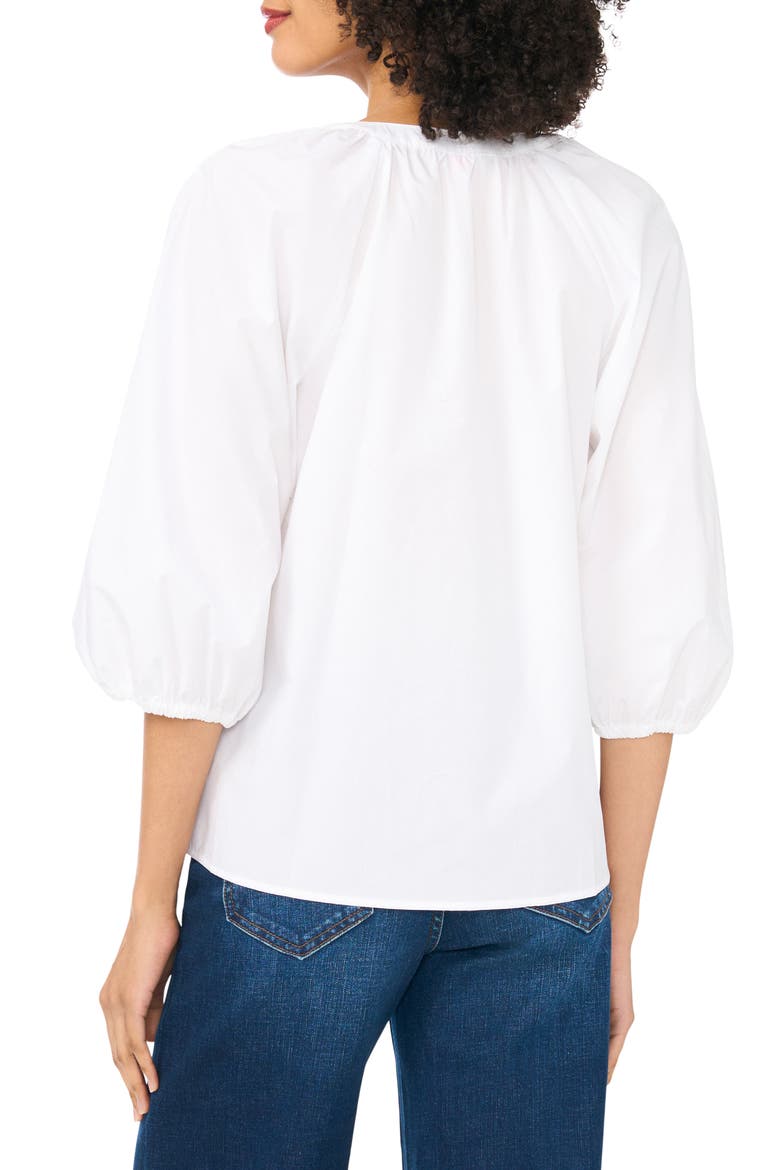 Raglan Puff Sleeve Top, Alternate, color, ULTRA WHITE
