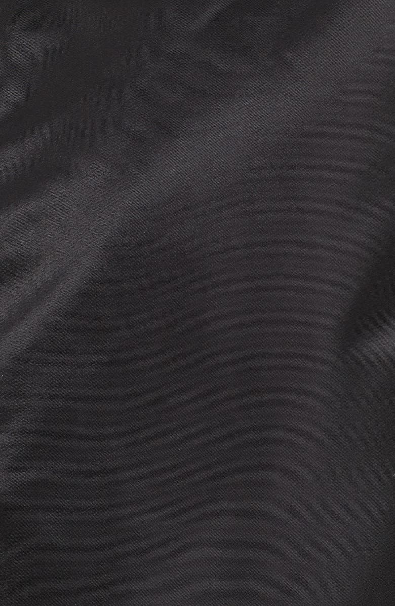 Alpha Industries Long Souvenir Illusion MA-1 Jacket, Alternate, color, Black